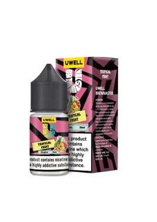 سالت نیکوتین یوول طعم میکس میوه های استوایی حجم30 میلی لیتر نیکوتین 25میلی گرم