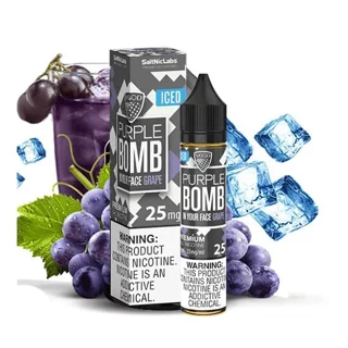 سالت نیکوتین بمب انگور یخ ویگاد VGOD PURPLE BOMB GRAPE ICE
