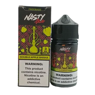 یجوس نستی دو سیب قلیانی حجم 60 میلی لیتر نیکوتین 3 میلی گرم